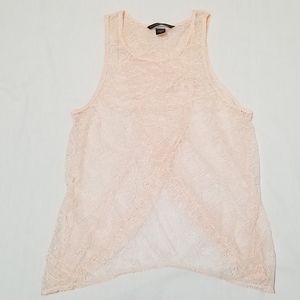 Victoria’s Secret Blush Floral Lace Cami Size S